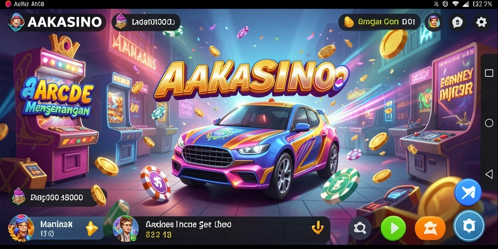 Tampilan dinamis gameplay seru AAKASINO yang menghibur.