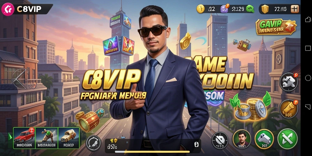 Tampak menarik dari gameplay C8VIP yang penuh strategi.