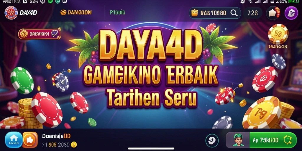 Tampilan interaktif dari permainan Kasino di DAYA4D yang memikat.