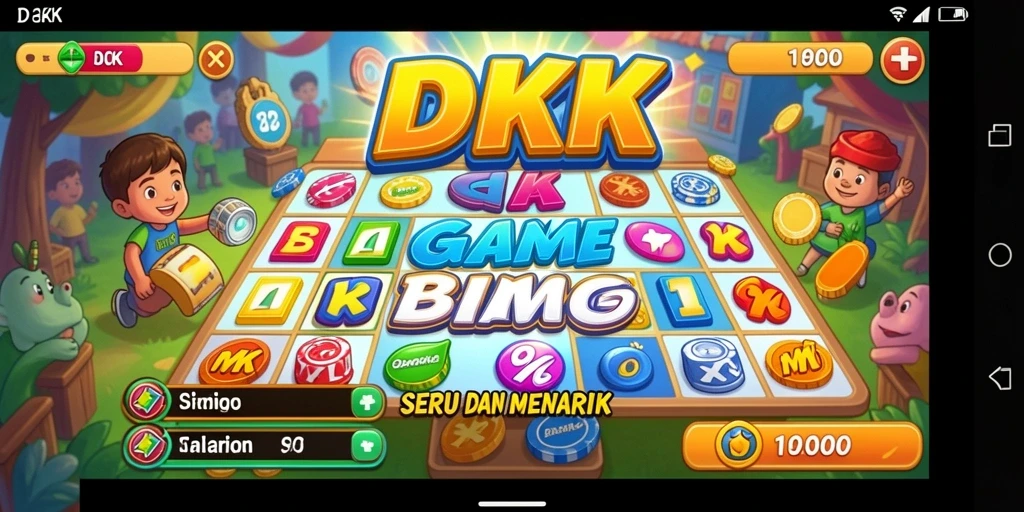 Tampilan screenshot DKK menampilkan keseruan permainan Bingo.