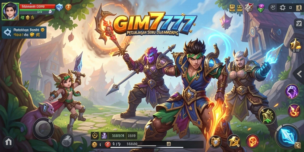 Gameplay seru GIM777 dengan pertempuran epik dan eksplorasi mendalam.