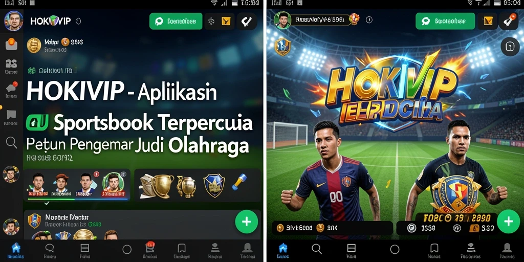 Tampilan menarik dari gameplay HOKIVIP saat taruhan olahraga.