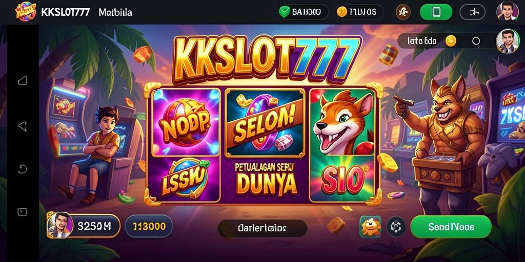 Tampilan gameplay KKSLOT777 yang mendebarkan dan penuh petualangan.