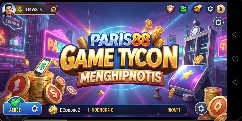 Screenshot gameplay PARIS88 menampilkan strategi manajemen yang seru.