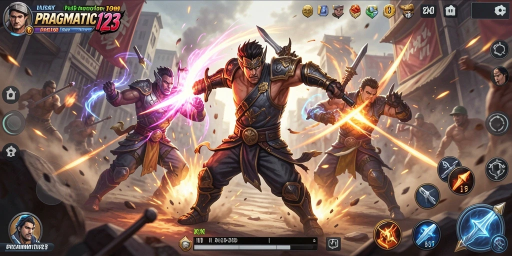 Gameplay menegangkan dalam PRAGMATIC123 dengan pertarungan seru.