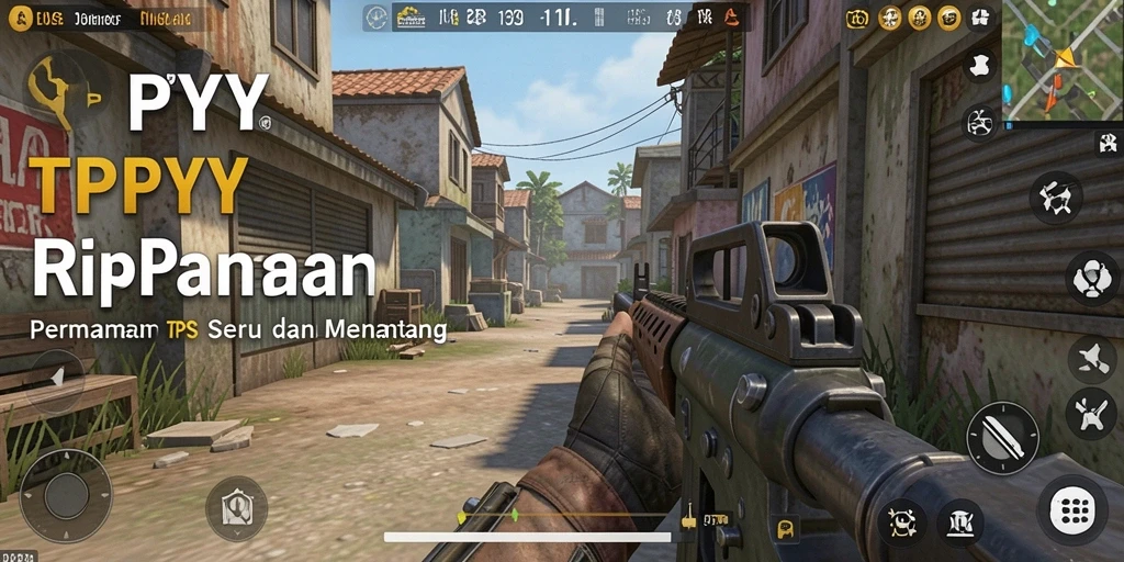Screenshot gameplay RPYYY menampilkan aksi tembak-menembak yang intens.