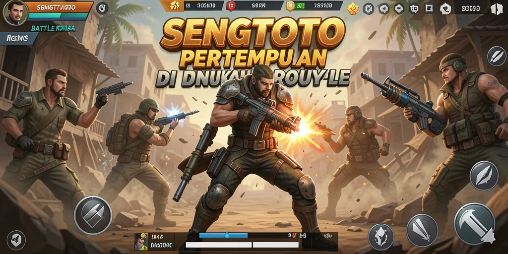 Gameplay menarik saat pertempuran dengan pemain lain di SENGTOTO.