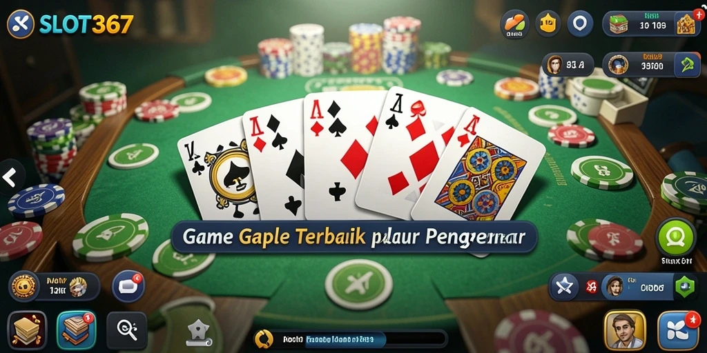 Tampilan menarik dari gameplay Gaple di SLOT367.
