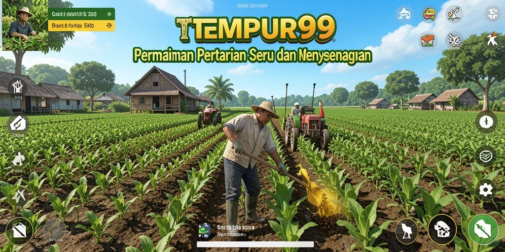 Tampilan gameplay TEMPUR99 yang seru dan dinamis.