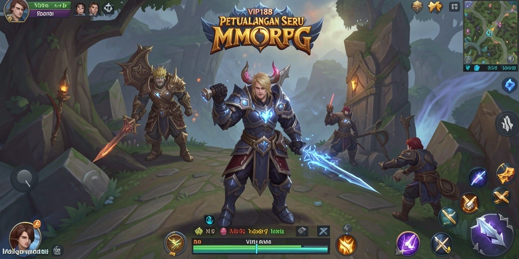 Gameplay mendebarkan di dunia fantasi MMORPG VIP188.